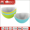 Réutilisable en plastique rond soupe de taille multi poissons fruits sucre bébé bol à mélanger